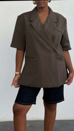 Blazer marron foncé