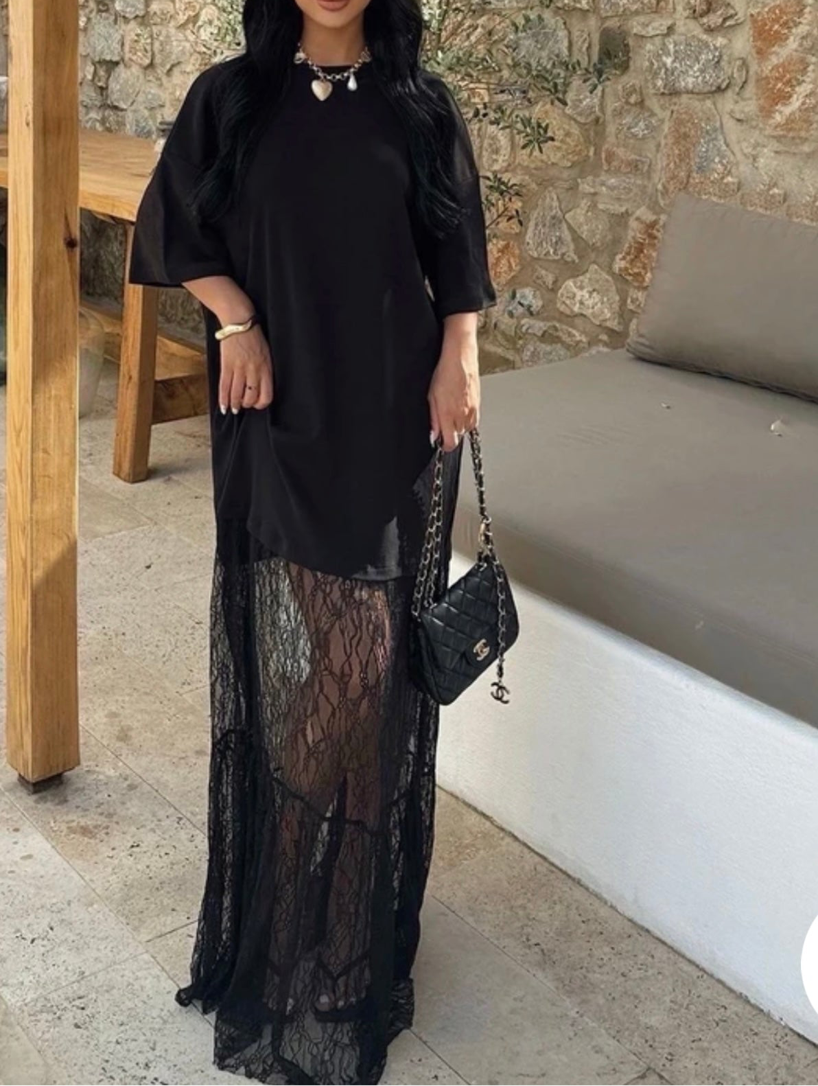 Robe dentelle