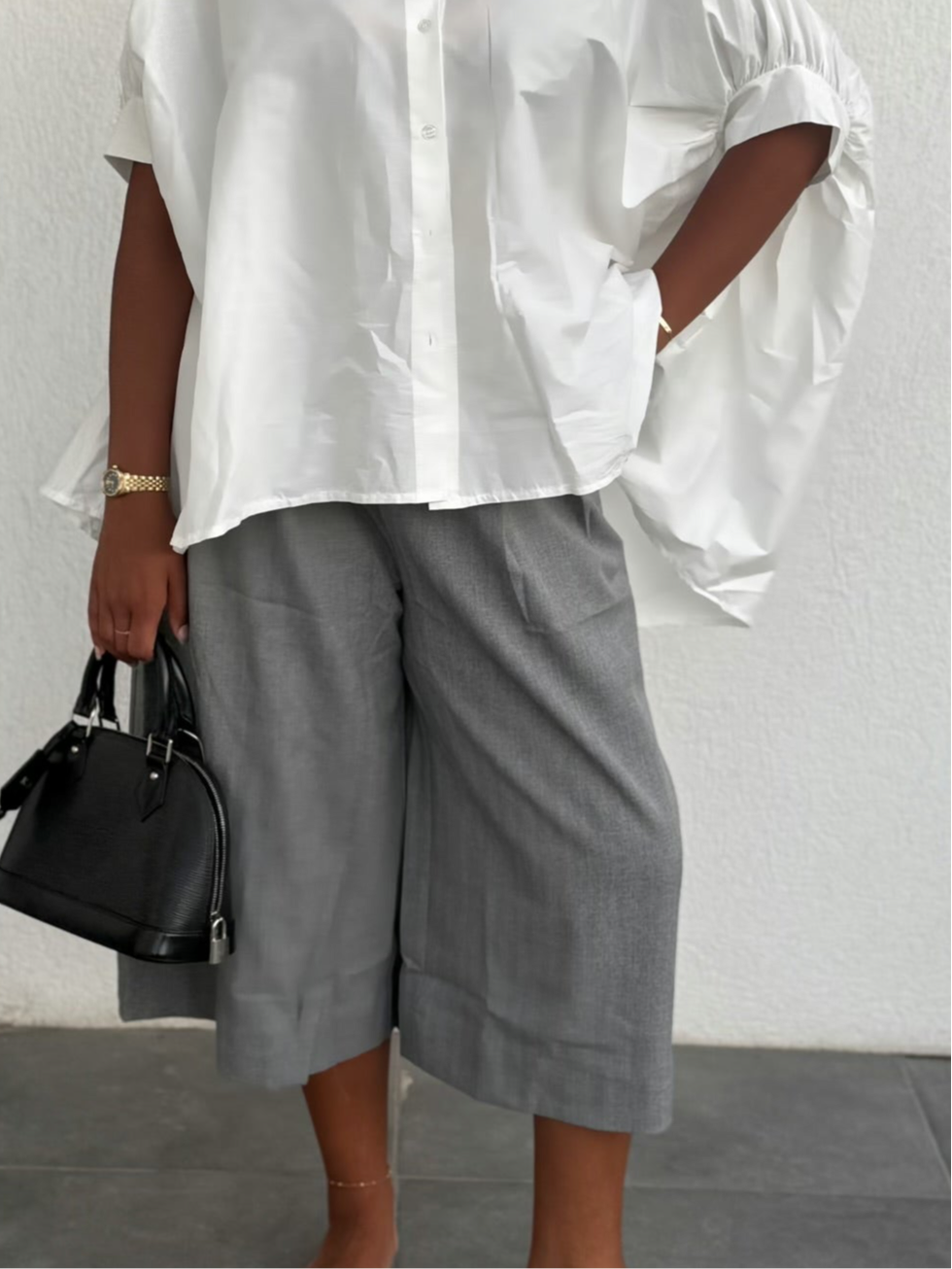 Pantalon 7/8 Gris