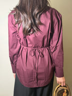 Chemise à épaulettes et réglable ajustable