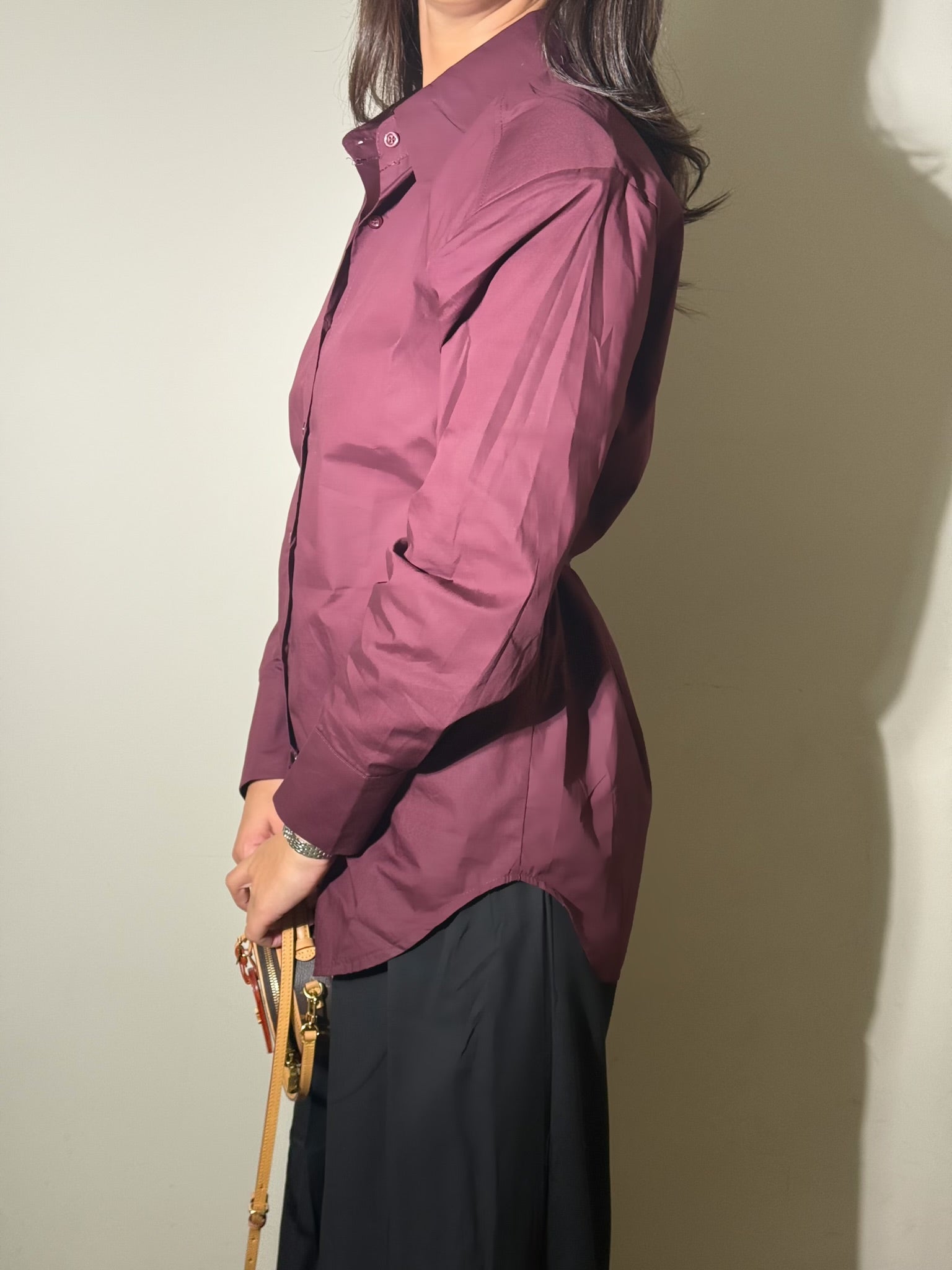 Pantalon à pince évasé