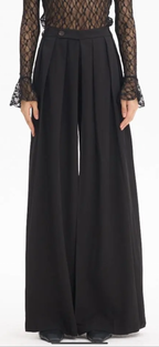 Pantalon à pince évasé